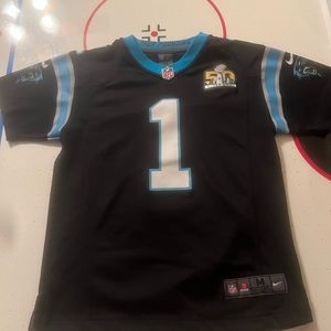 Cam Newton SuperBowl 50th jersey
